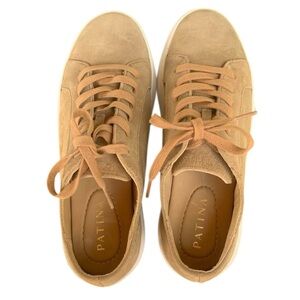 Portland Suede Leather LOW TOP Taupe  
STREET SNEAKER Women’s Size 36.5 or 6